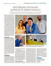 VERSTÄRKUNG FÜR PALMAS GEFRAGTESTE ANWALTSKANZLEI